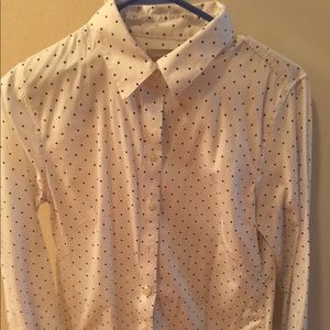 Banana Republic non-iron button down blouse